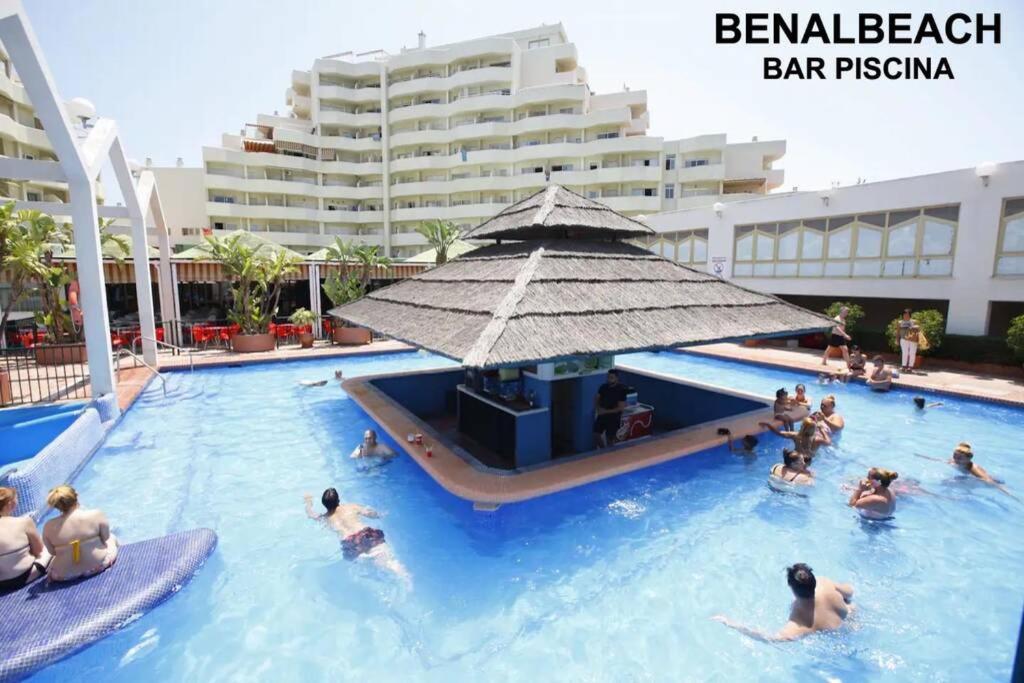 Estudio En Benalbeach, Vistas Mar, Primera Linea Playa 베날마데나코스타 외부 사진