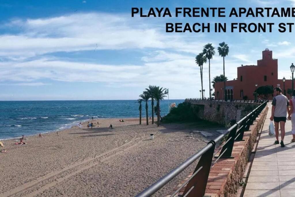Estudio En Benalbeach, Vistas Mar, Primera Linea Playa 베날마데나코스타 외부 사진