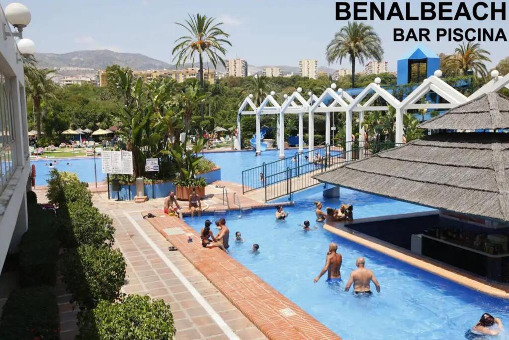 Estudio En Benalbeach, Vistas Mar, Primera Linea Playa 베날마데나코스타 외부 사진