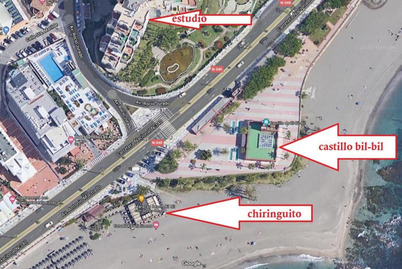 Estudio En Benalbeach, Vistas Mar, Primera Linea Playa 베날마데나코스타 외부 사진