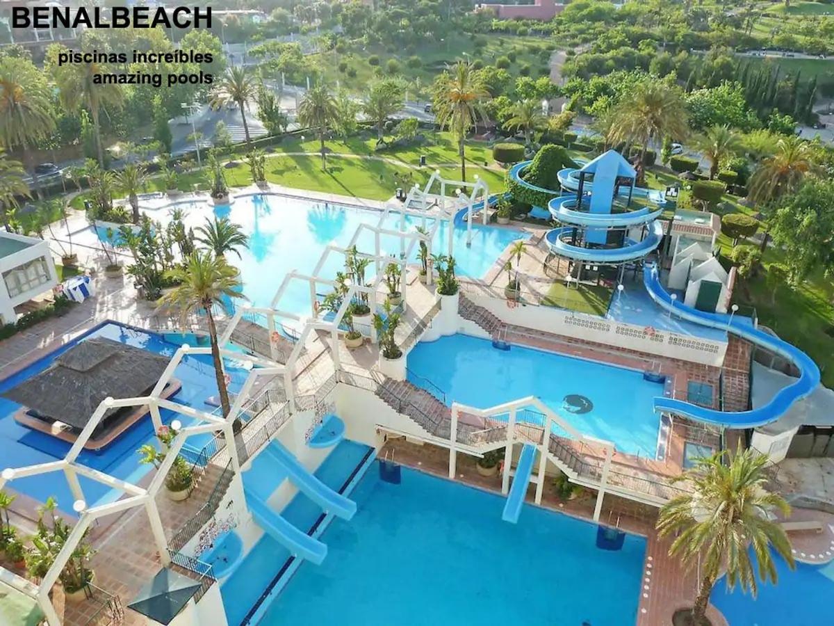 Estudio En Benalbeach, Vistas Mar, Primera Linea Playa 베날마데나코스타 외부 사진